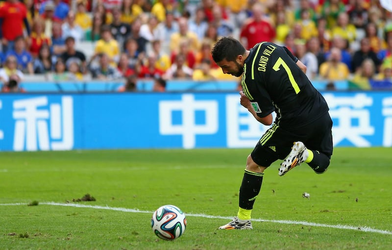 =16) David Villa (Spain) nine goals in 12 games. Getty