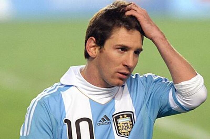 Lionel Messi was left scratching his head after Argentina failed to beat Bolivia.