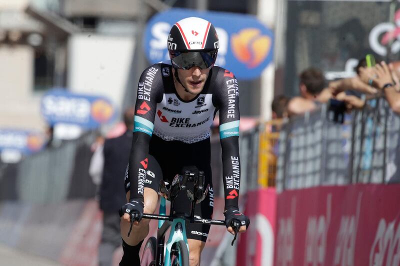 Britain's Simon Yates finished third in the Giro d'Italia. AP