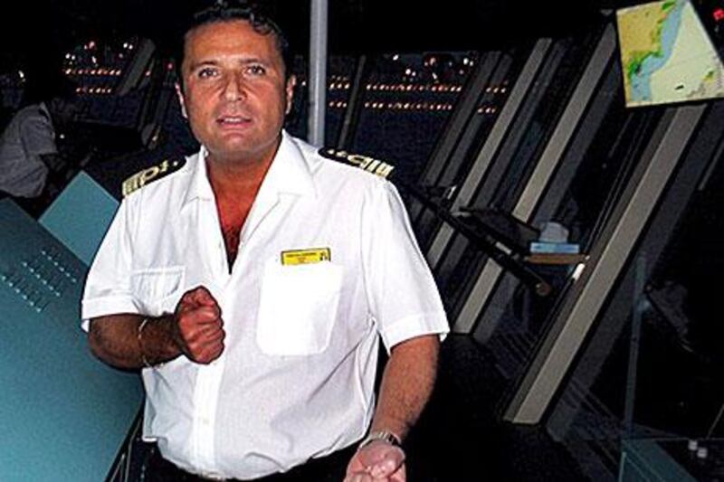 talian coastguards urged Francesco Schettino, the captain of the stricken cruise liner Costa Concordia to return to his listing ship, leaked recordings showed.
