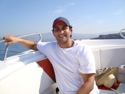 Mohammed Alhusban sails the Caribbean in a catamaran in 2014. Photo: Mohammed Alhusban