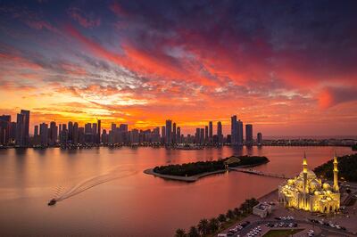 Abdullah Alraese's 'The Dusk of Happiness City' won first place in the junior category. Courtesy Abdullah Alraese