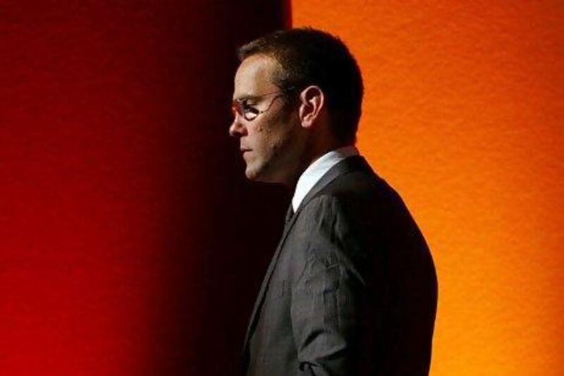 James Murdoch, the younger son of media tycoon Rupert Murdoch, yesterday gave up his position as the executive chairman of News International. David Moir / Reuters
