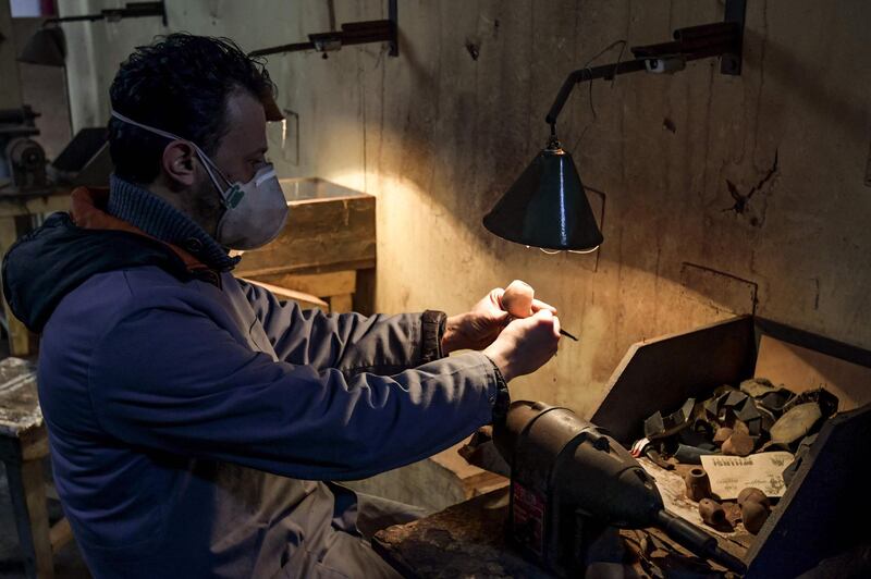 He learnt the ropes from a master pipe-maker employed by his grandfather, who died last year.