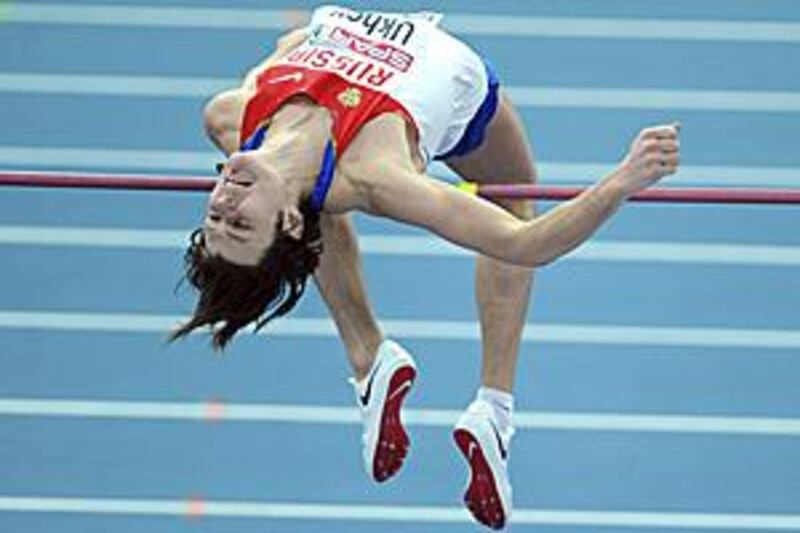 Ivan Ukhov makes amends after he became a joke on the internet by clearing the bar at 2.32m to take gold at the European Indoor Athletics Championships.