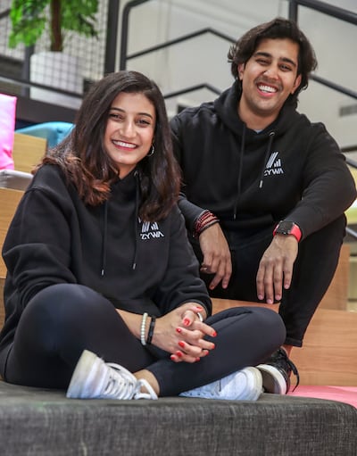 Alok Kumar and Nuha Hashem want Gen Z to experience banking in a way that sets a high standard for them in the future. Victor Besa / The National