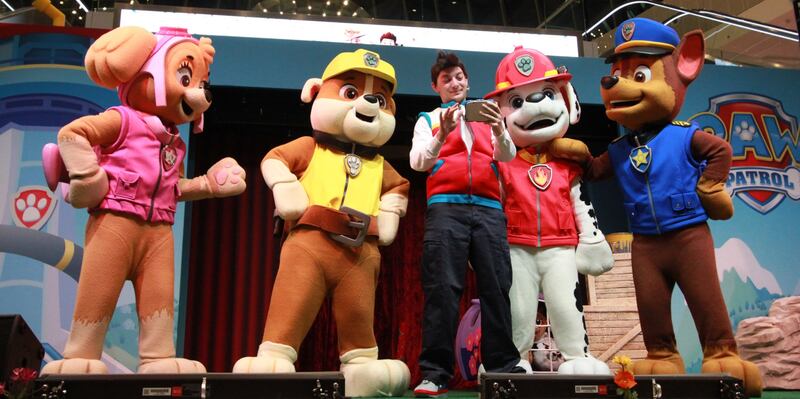 Paw Patrol is hitting the Abu Dhabi stage for a weekend of shows in a Broadway-style musical. Photo: Majid Al Futtaim