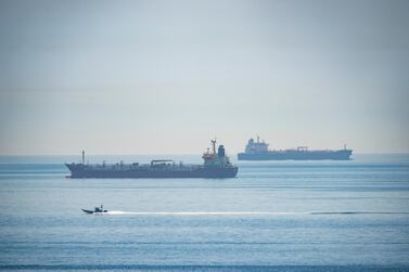 The Clavel, right, was part of a convoy of tankers carrying fuel from Iran to Venezuela. AP
