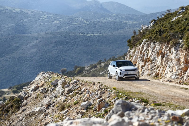 The National took the new Range Rover Evoque out for a spin in Greece. Courtesy Range Rover