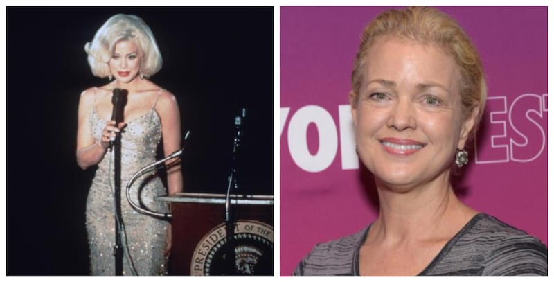 Melody Anderson: The Canadian actress, who has since retired, played Marilyn in the 1993 TV film ‘Marilyn & Bobby: Her Final Affair’, a fictional account of the alleged affair between Monroe and JFK’s brother, Robert F Kennedy. Getty Images, Shutterstock