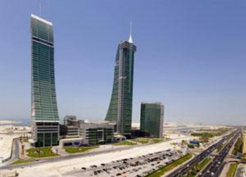 The Bahrain Financial Harbour in Manama is the heart of the country's banking sector. Financial services account for 27 per cent of economic activity in Bahrain.