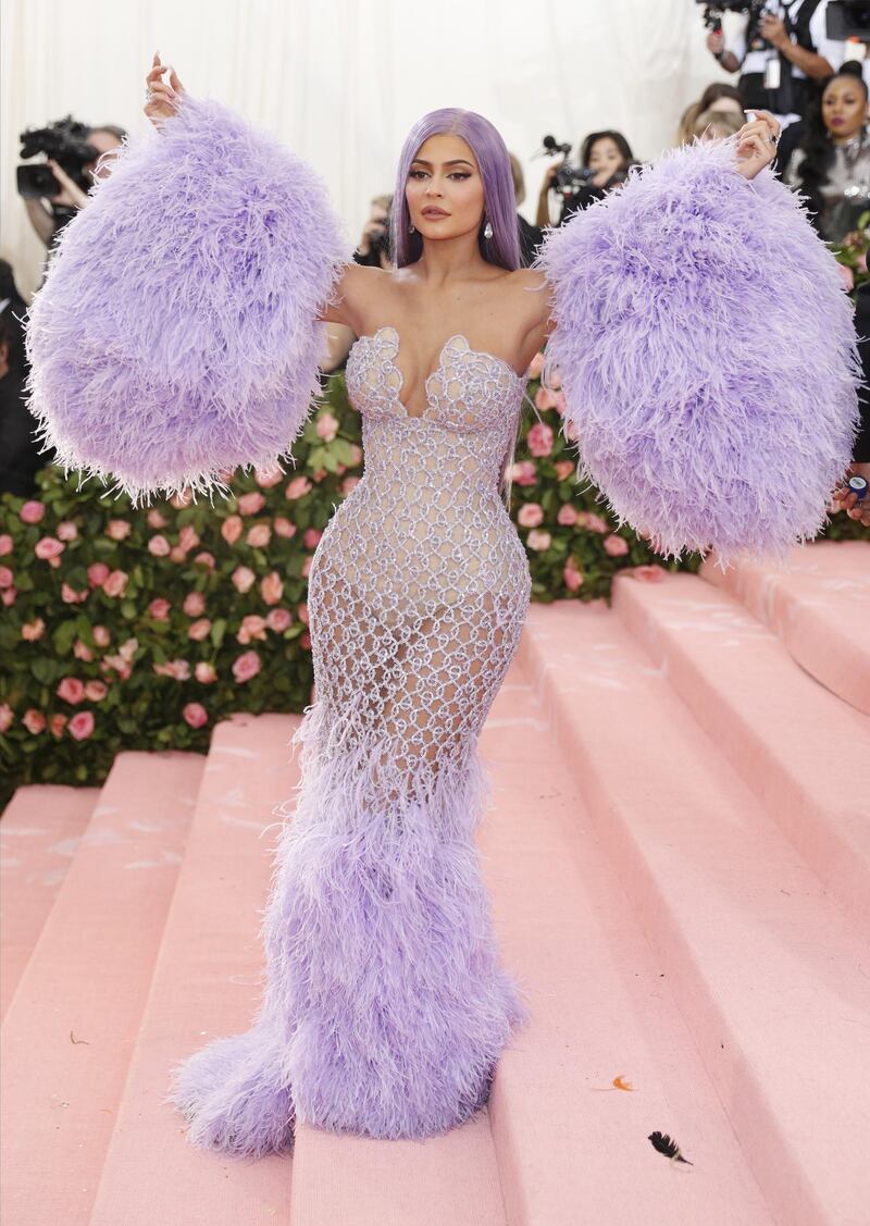 Reality TV star Kylie Jenner arrives at the 2019 Met Gala in New York on May 6. EPA