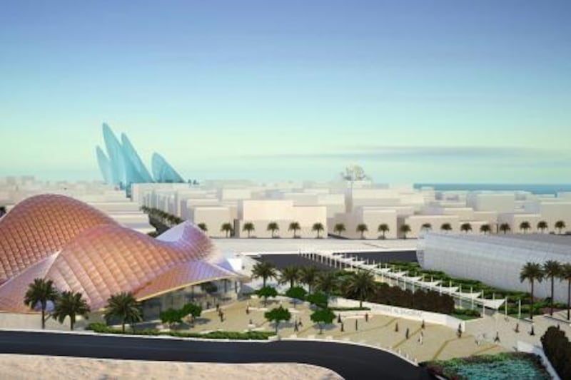 Tourism Development & Investment Company (TDIC) has announced that the UAE Pavilion, originally designed by Lord Norman FosterÕs firm for the World Expo 2010, will host the UAE capitalÕs acclaimed art event, Abu Dhabi Art, from Wednesday 16th to Saturday 19th of November 2011 on Saadiyat Island. Photo Courtesy TDIC