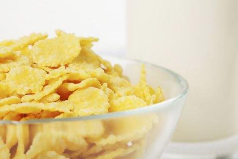 Some breakfast cereals for children have a sugar content of up to 56 per cent, giving 20 grams of sugar per cup of serving. istockphoto.com