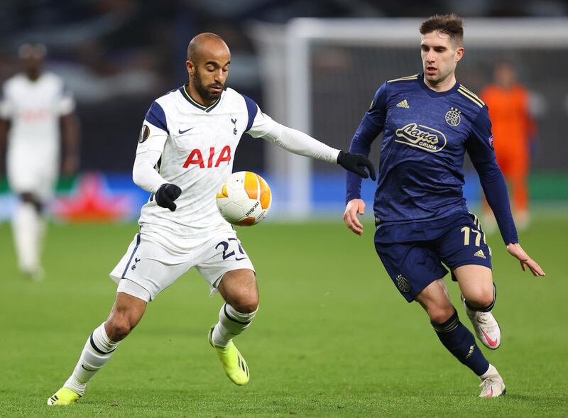 Luka Ivanusec - 5: A player capable of threatening goal, but struggled to do so here. Best chance of the game came midway through the opening half when he ballooned a shot over Lloris’ crossbar. Getty