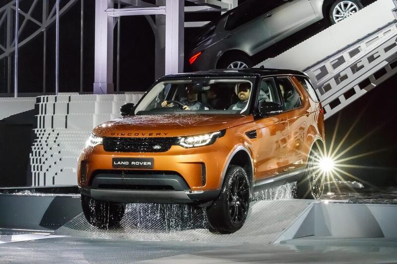 Above, the completely redesigned Discovery by Land Rover. David Shepherd / Getty Images for Land Rover