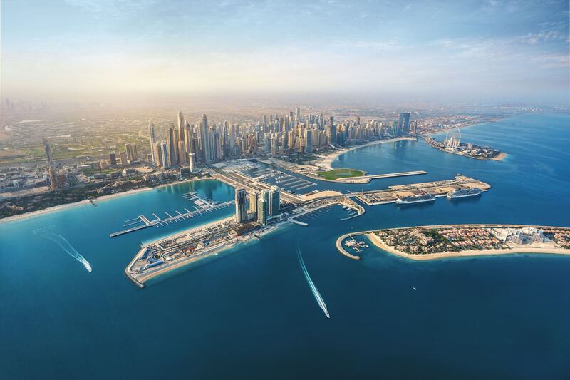 Dubai Harbour will host one of six global fan festivals for the Fifa World Cup in Qatar. Photo: Dubai Tourism