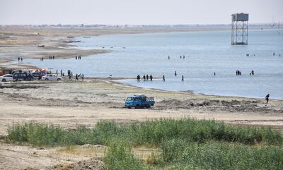 Lake Habbaniyah is a shadow of its former glory after falling into a state of neglect since the 2003 US-led invasion. AFP