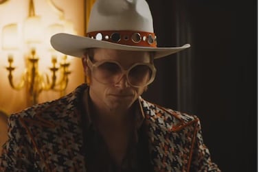 Taron Egerton as Elton John in 'Rocketman'. YouTube / Paramount Pictures