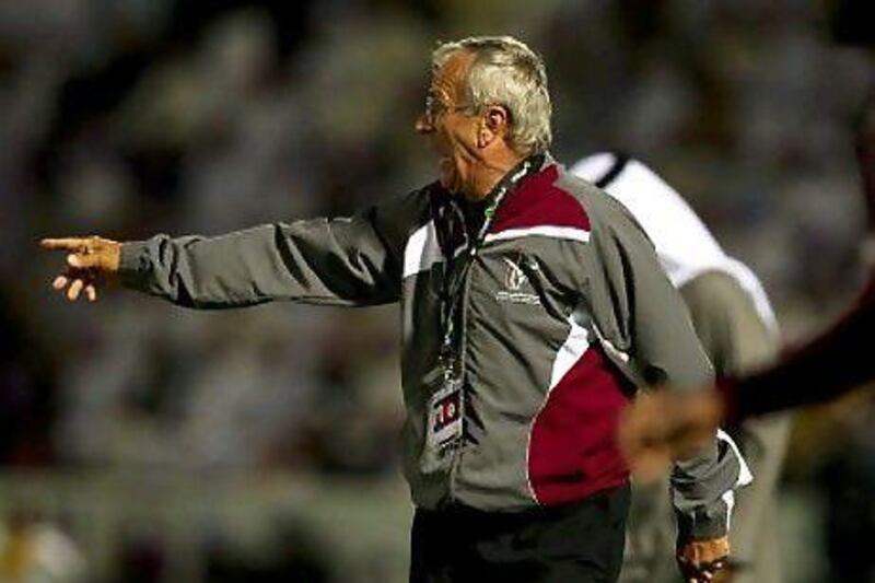 Al Wahda's head coach Josef Hickersberger has injury problems to contend with.