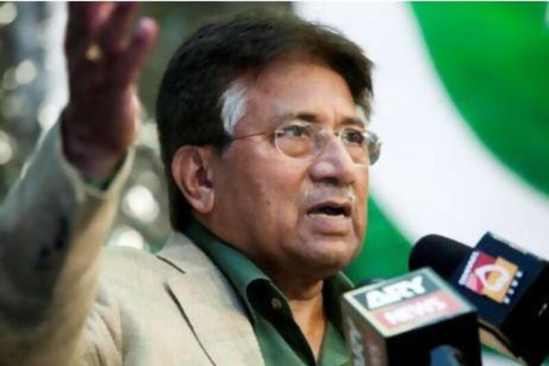 Former Pakistan president Pervez Musharraf.