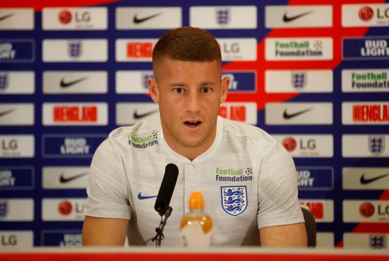 Soccer Football - UEFA Nations League - England Media Day - St. George's Park, Burton upon Trent, Britain - October 9, 2018   England's Ross Barkley during a press conference   Action Images via Reuters/Carl Recine