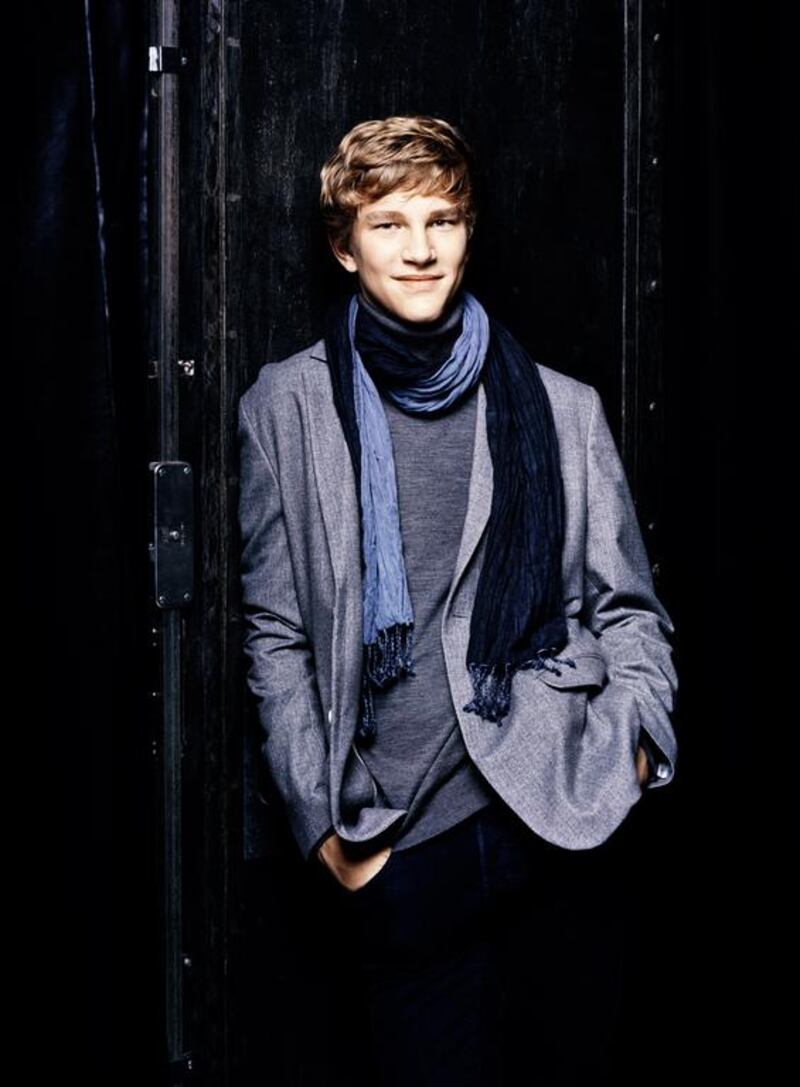 Canadian pianist Jan Lisiecki makes his UAE debut on Tuesday, March 24, at Emirates Palace. Courtesy Abu Dhabi Festival