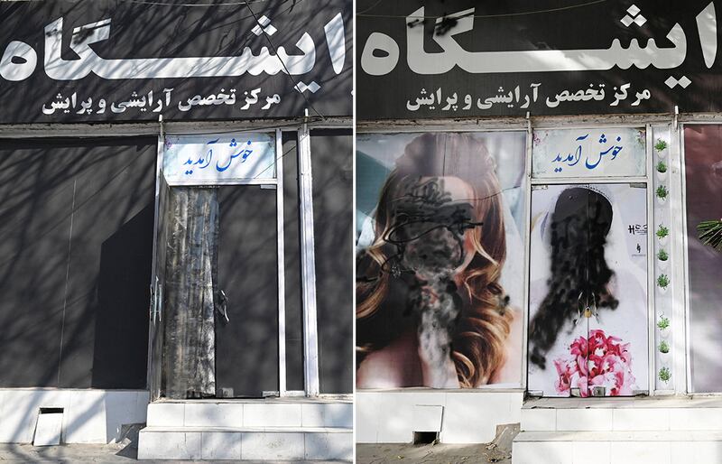 Six months of Taliban rule has taken back years of gains in women's rights. Photos: AFP
