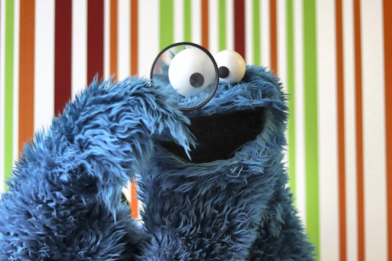 Cookie Monster from Sesame Street is joining the blockchain with an image of the character being launched as an NFT. Photo: Iftah Ya Sim Sim