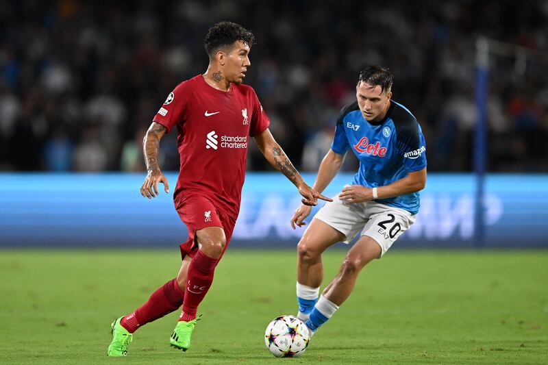 Roberto Firmino - 3. The Brazilian kept dropping deep but he was unable to get into the game. His distribution was poor and he made way for Nunez in the 62nd minute. Getty