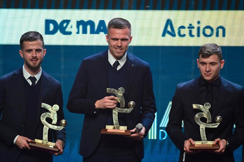 Miralem Pjanic, Josip Ilicic and Nicolo Barella were named in the Gran Gala del Calcio 2019 Best XI. AFP