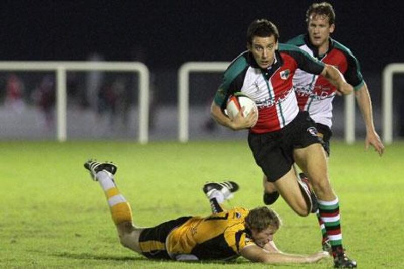 Murray Strang has played rugby in Scotland’s Premier One competition, and he has the ability to make calls and direct teammates around the park, according to Wayne Marsters, the UAE coach.