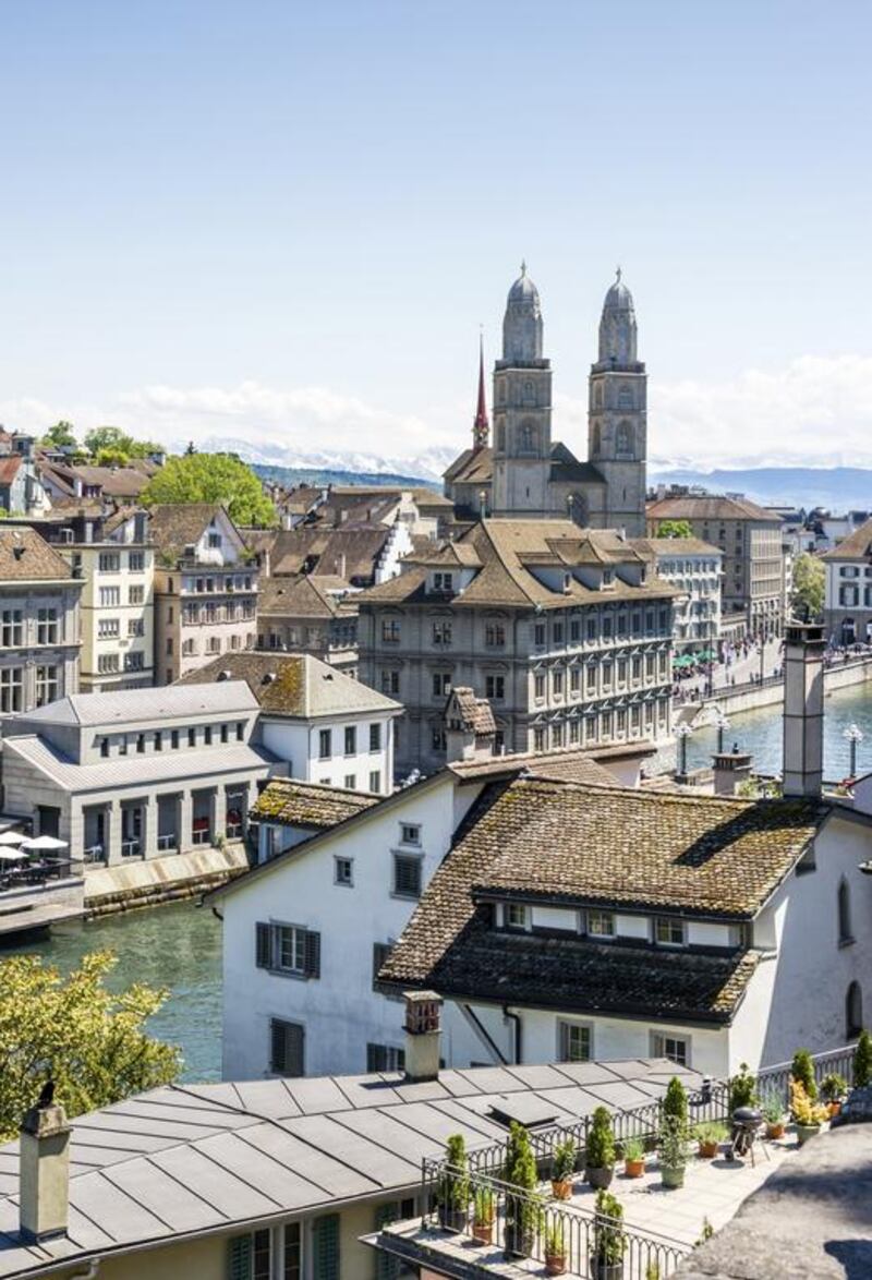A view of the old town in Zurich. iStockphoto
