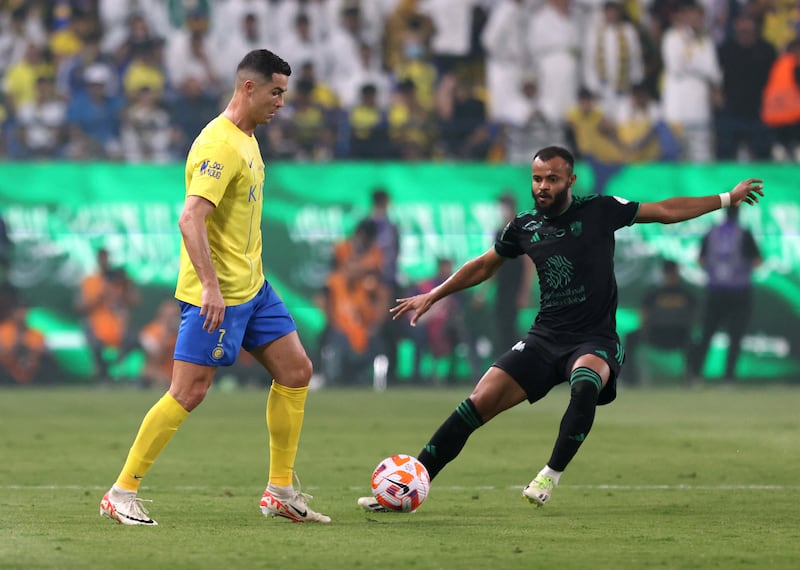 Al Nassr's Cristiano Ronaldo had a memorable match. Reuters