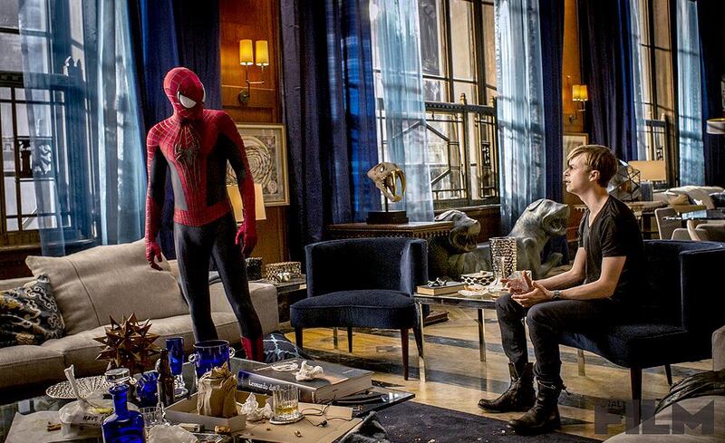 Andrew Garfield and Dane DeHaan star in The Amazing Spider-Man 2. Courtesy Marvel Enterprises