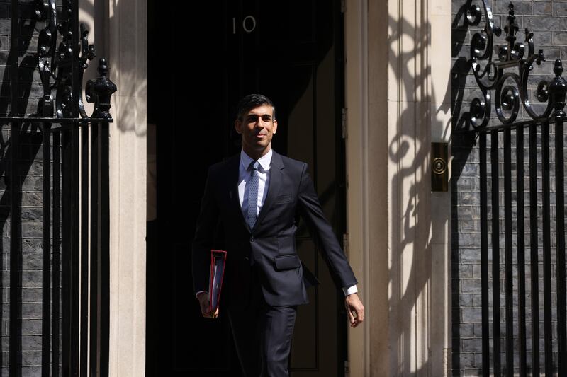 Rishi Sunak has been British Prime Minister for one year. Here The National looks back at his time in No 10 Downing Street. Getty Images
