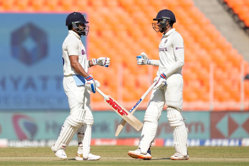 India's Virat Kohli, left, and Shubman Gill put the hosts in a strong position. AP