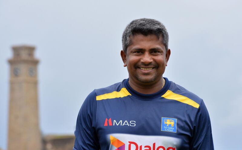 Sri Lankan cricketer Rangana Herath looks on during a practice session at the Galle International Cricket Stadium in Galle on November 4, 2018.  The first Test between England and Sri Lanka will be played on November 6, 2018, at the Galle International Cricket Stadium in Galle. Sri Lanka's veteran left-arm spinner Rangana Herath will call it quits from the longest format of the game after the first Test against England at Galle. Herath is already the most successful left-arm spinner in Test cricket, and with 430 wickets. / AFP / ISHARA S.  KODIKARA

