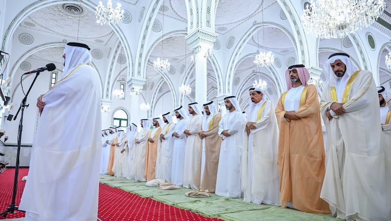 Sheikh Humaid was joined by Sheikh Ammar bin Humaid Al Nuaimi, Crown Prince of Ajman