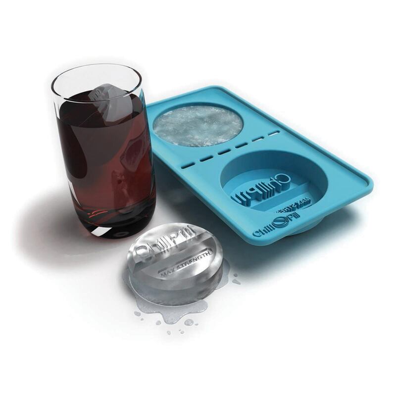 Chill Pill ice tray: Designed to look like a tab of two pills, you can even tear it in two so it fits easily into any freezer. Courtesy of Wamli