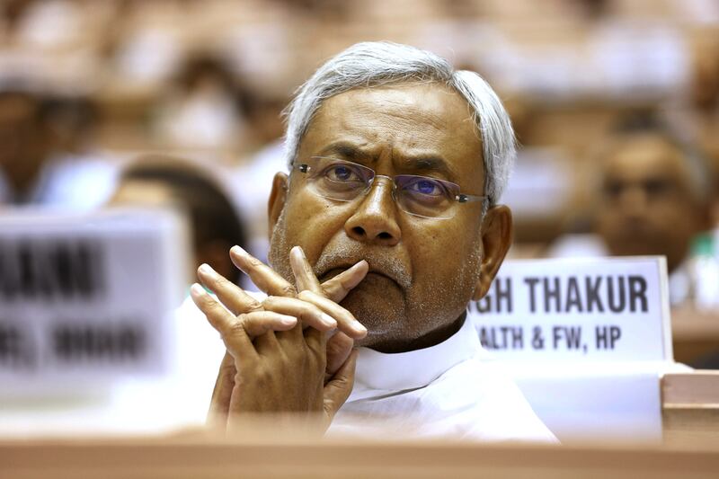 Nitish Kumar is chief minister of Bihar, one of the most important states in India, with 40 of Parliament's 543 seats. AP