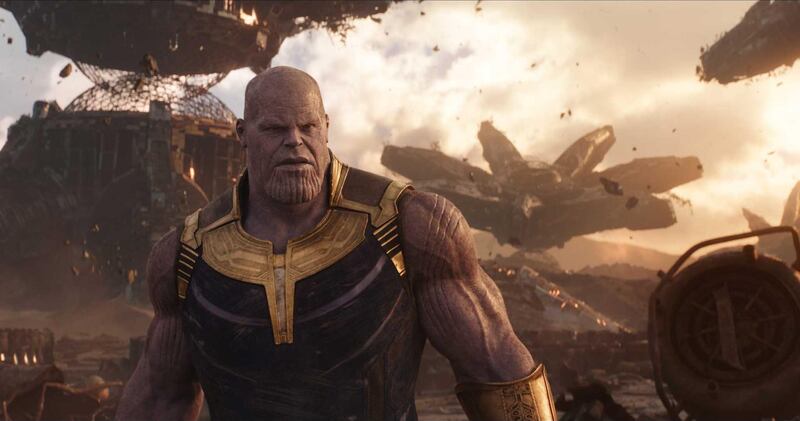 Marvel Studios' AVENGERS: INFINITY WAR..Thanos (Josh Brolin)..Photo: Film Frame..©Marvel Studios 2018