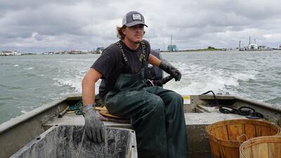 Cameron Evans is at least a third generation waterman. He grew up crabbing with his father and hopes to uphold the island's traditions. Willy Lowry / The National