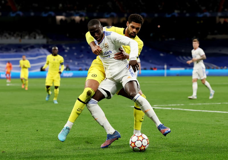 Ferland Mendy 5. Poor and uneasy against the European and world champions. Reuters
