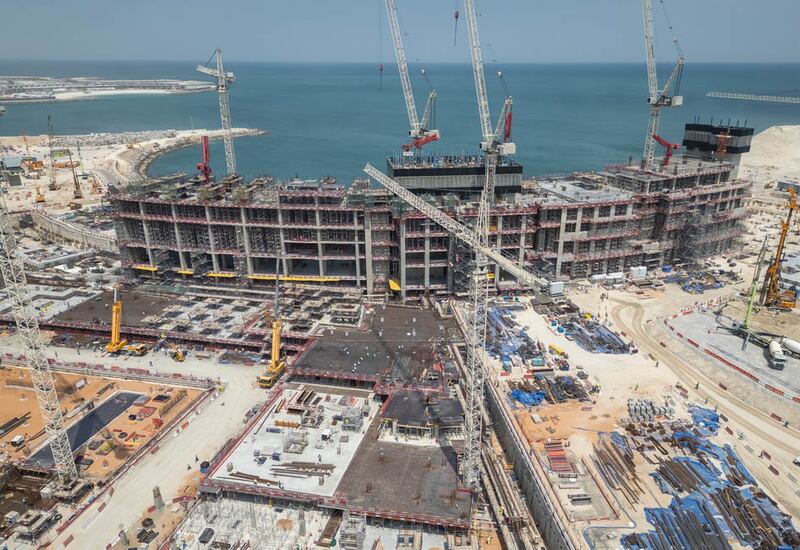 Wynn Al Marjan Island construction as of May 1 2024