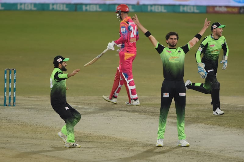 Lahore Qalandars' Shaheen Afridi has been a revelation in PSL. AFP