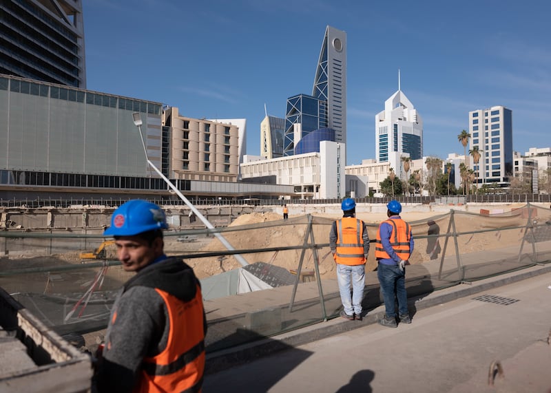A construction site in Al Olaya district of Riyadh. The capital is proving to be especially popular among young Saudis. Bloomberg