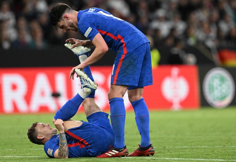 Kieran Trippier 6 - Did just enough to deny Havertz’s opening the scoring with a header at the far post when the Chelsea striker looked to have the leverage and momentum as he rose above the Newcastle United defender. He also made some timely recovery challenges and interceptions as Germany tried to slide balls between himself and Maguire down England’s left hand side. AFP