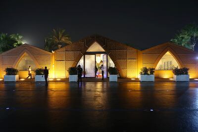 DUBAI , UNITED ARAB EMIRATES ��� June 3 , 2017 : Entrance of the Asateer Iftar tent at Atlantis hotel on Palm Jumeirah in Dubai.  ( Pawan Singh / The National ) For Arts & Life. Story by Saeed. ID No :- 74119 *** Local Caption ***  PS0306- RAMADAN TENT57.jpg