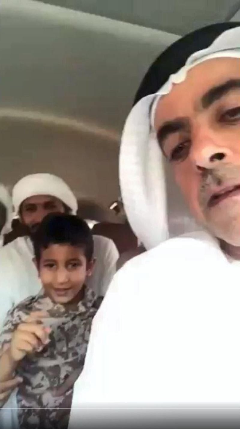 Screen grab of a video shared by Sheikh Saif bin Zayed, Deputy Prime Minister and Minister of Interior, on Twitter.